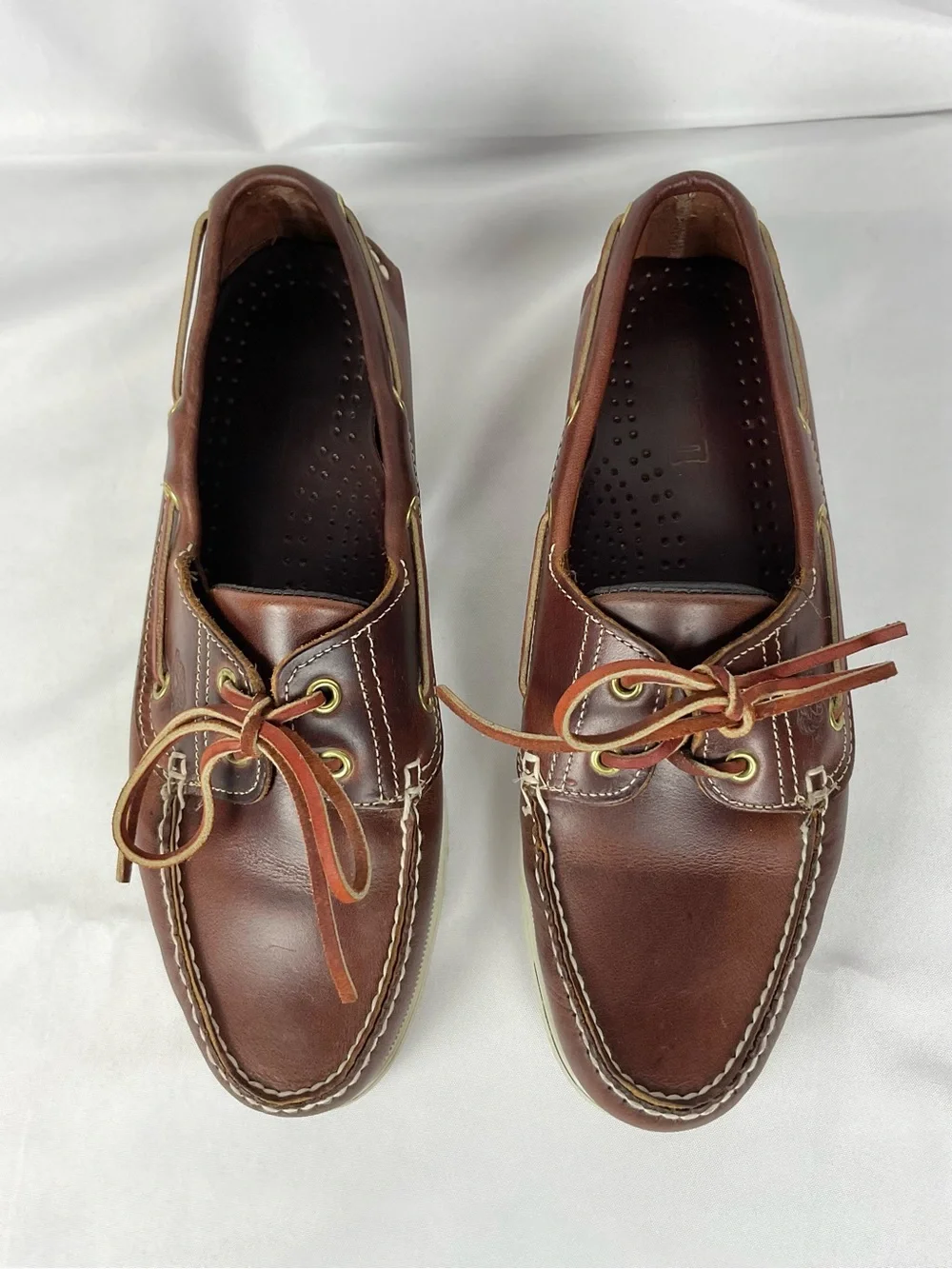 Vintage Dexter Leather Boat Shoes Men’s Sz 9 Narrow Deck Shoes Retro 80s Preppy
